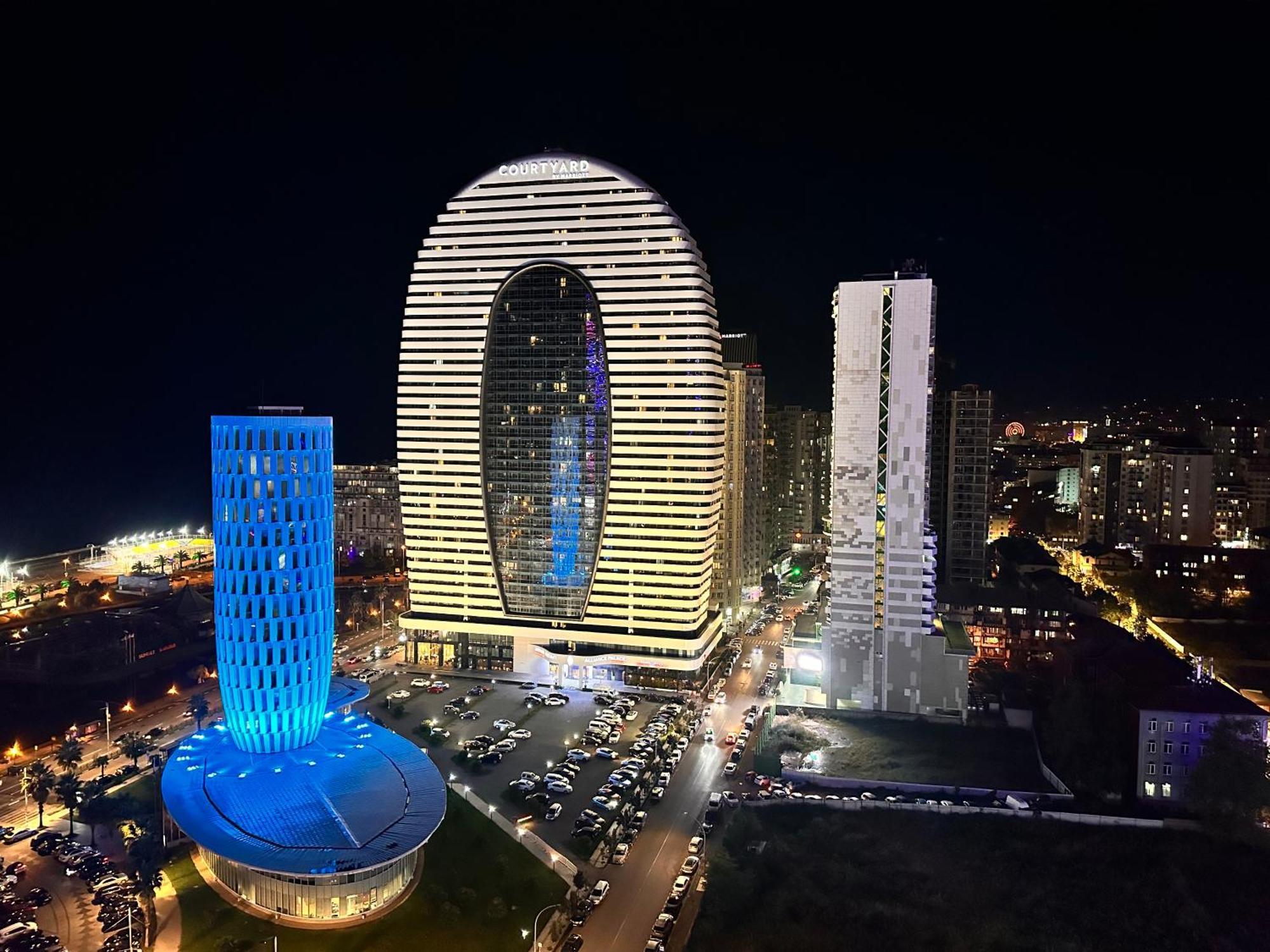 Glamorous Sea View Aparthotel In Orbi City باتومي المظهر الخارجي الصورة