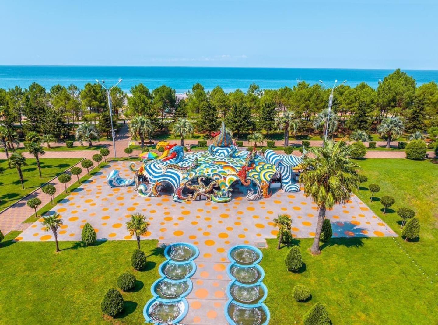 Glamorous Sea View Aparthotel In Orbi City باتومي المظهر الخارجي الصورة